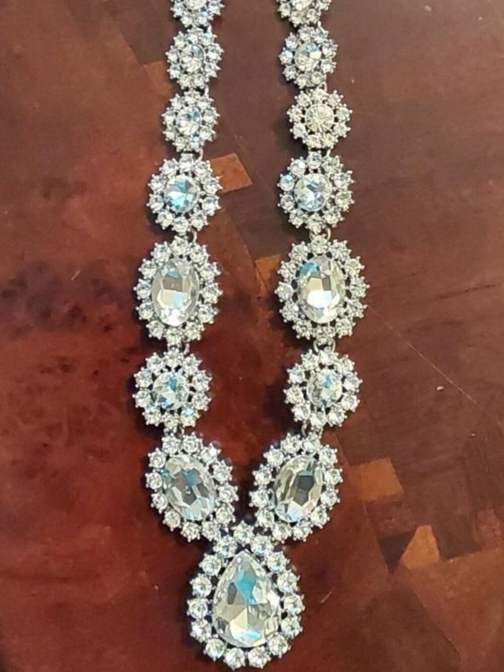 Paparazzi Zi Collection "Everlasting" Silver-tone Statement Necklace